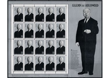 USA 1998 Legends of Hollywood (Alfred Hitchcock) m/s MNH**
