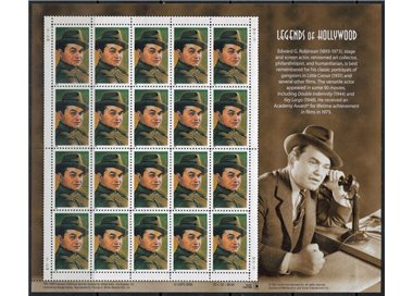 USA 2000 Legends of Hollywood (Edward G. Robinson) m/s MNH**