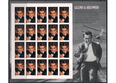 USA 2002 Legends of Hollywood (Cary Grant) m/s MNH**