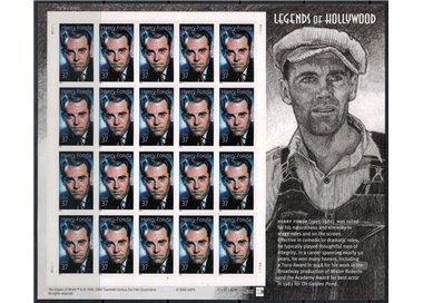 USA 2005 Legends of Hollywood (Henry Fonda) m/s MNH**