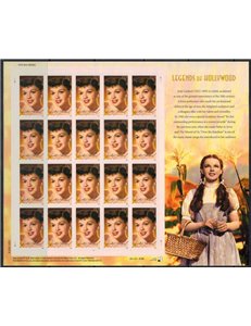 USA 2006 Legends of Hollywood (Judy Garland) m/s MNH**