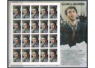 USA 2007 Legends of Hollywood (James Stewart) MF MNH**