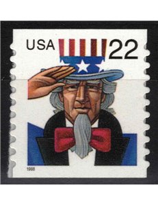 USA 1998 Zio Sam (da bobina) MNH**