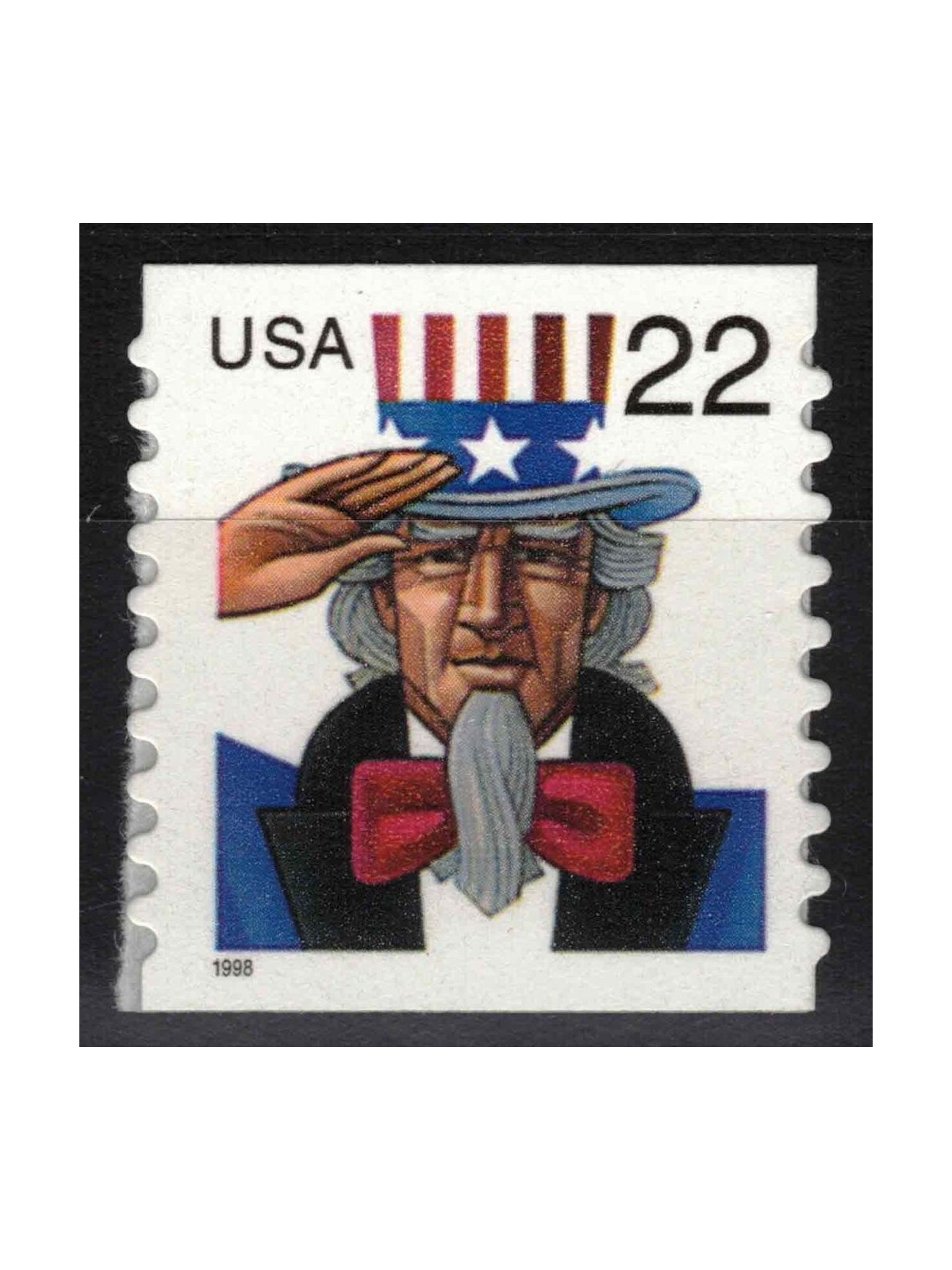 USA 1998 Uncle Sam (from reel) MNH**