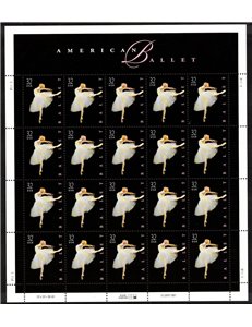 USA 1998 The Ballet m/s MNH**