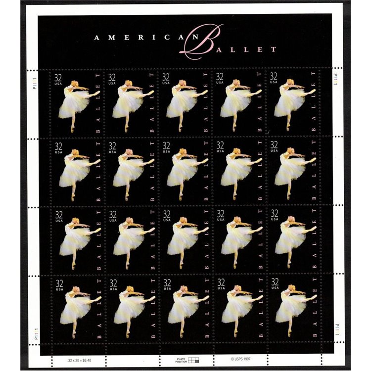USA 1998 Il balletto MF MNH**