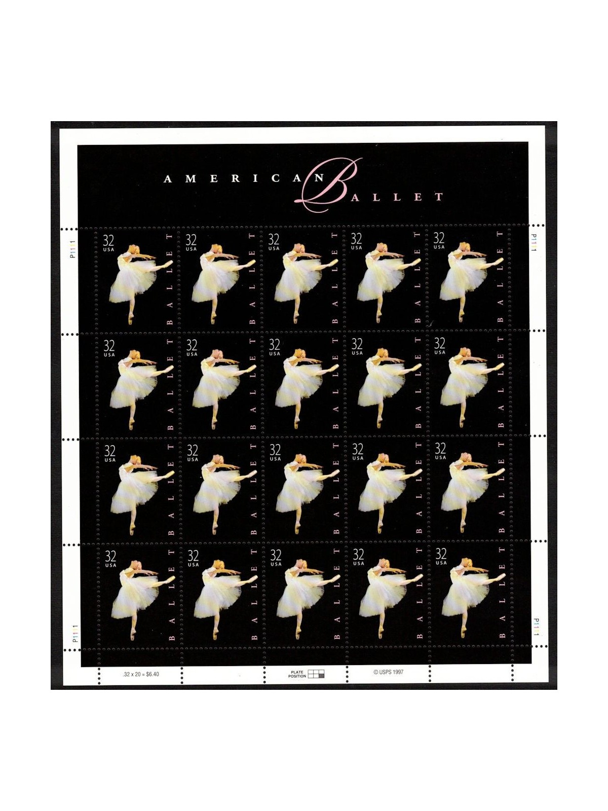 USA 1998 Il balletto MF MNH**