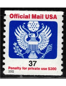 USA 2002 Servizio, Official Mail MNH**