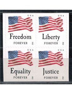 USA 2012 Flags (from booklet front/back) 8v MNH**