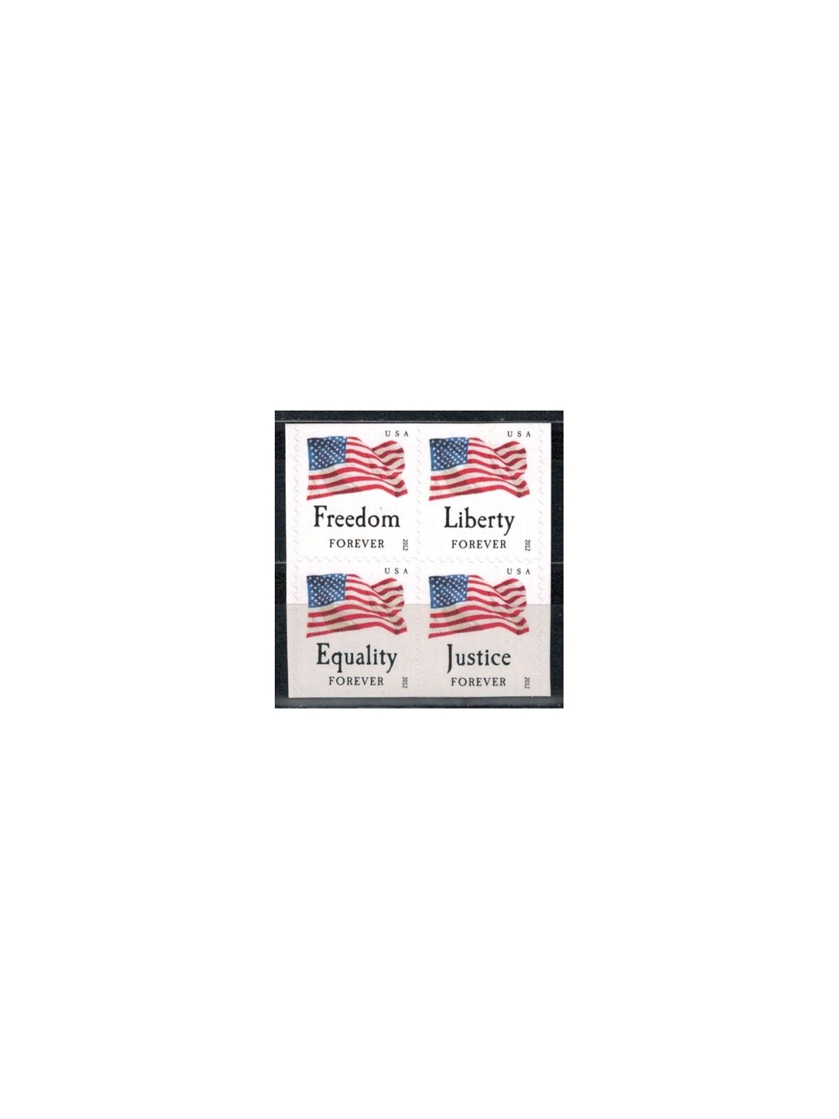 USA 2012 Bandiere (da LB fr/retro) 8v MNH**
