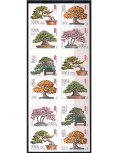USA 2012 Bonsai 20v in booklet MNH**