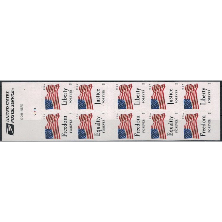 USA 2012 Flags (v1111) m/s MNH**