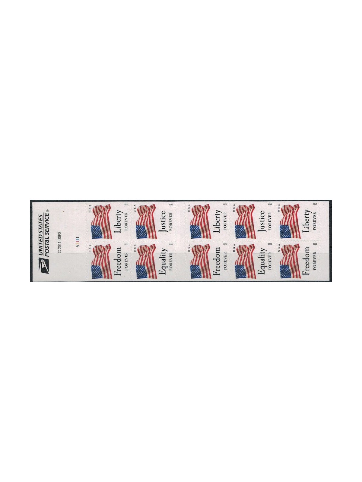 USA 2012 Bandiere (v1111) MF MNH**