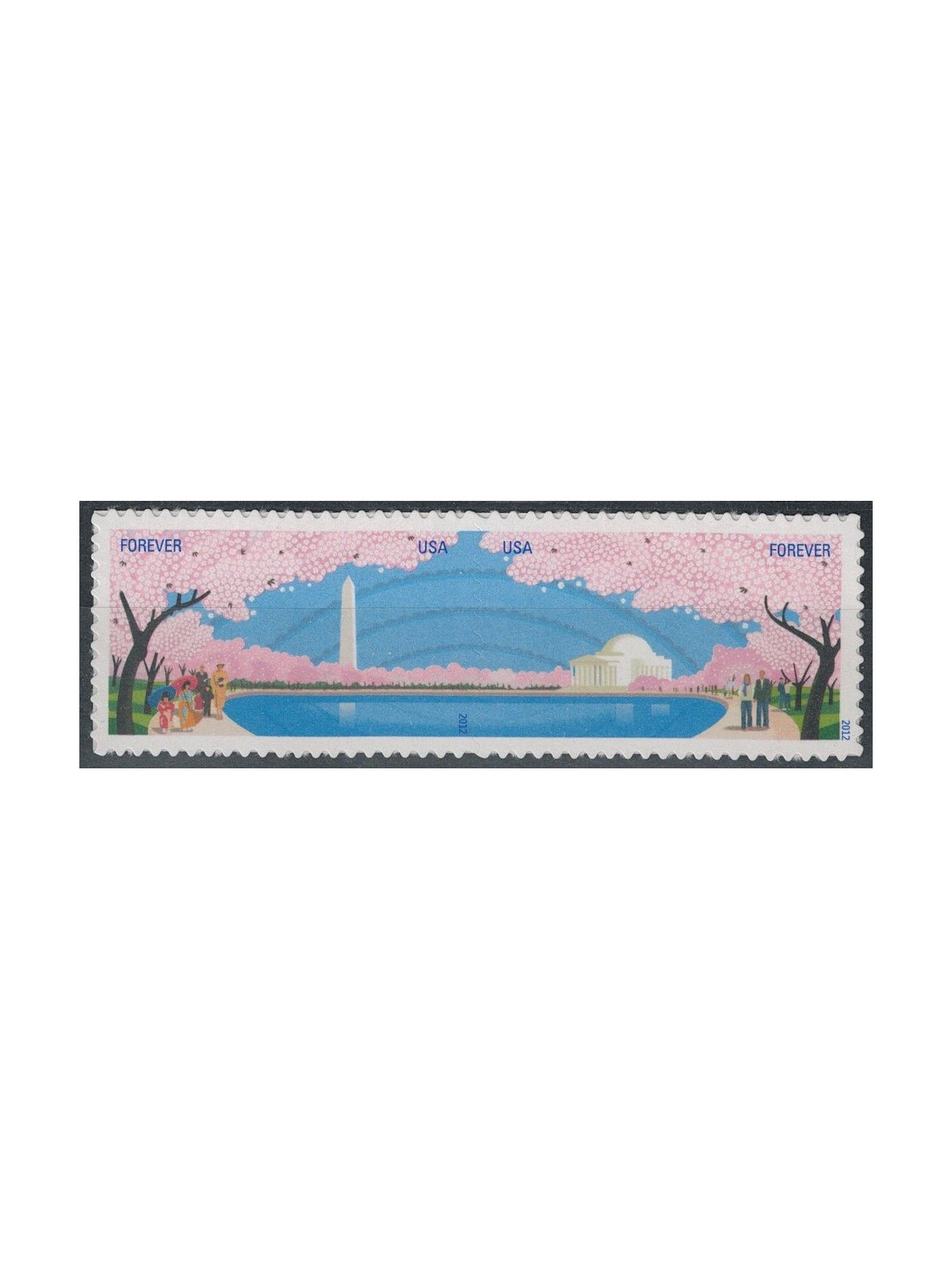 USA 2012 Fioritura dei Ciliegi 2v MNH**