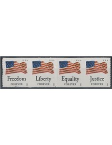 USA 2012 Flags (perforation 11) 4v MNH**