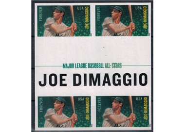 USA 2012 Baseball, Joe DiMaggio, Variety 4v nd with bridge MNH**