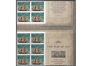 USA 2012 War of 1812, Sailing Ship, Variety 10v nd MNH**