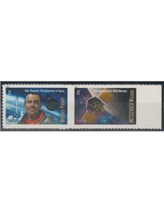 USA 2011 Space, Mercury Project 2v MNH**