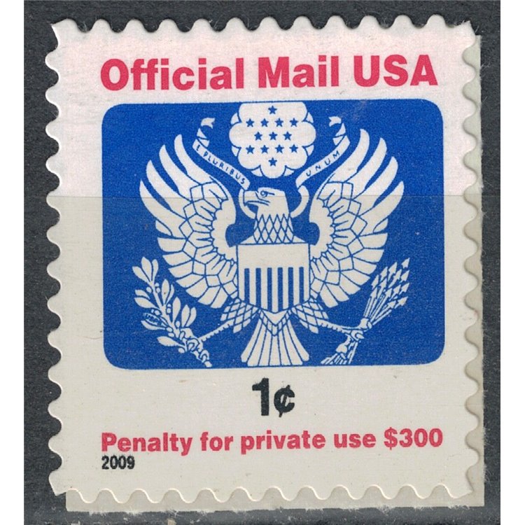 USA 2009 Service, Official Mail MNH**