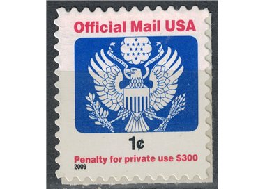 USA 2009 Servizio, Official Mail MNH**