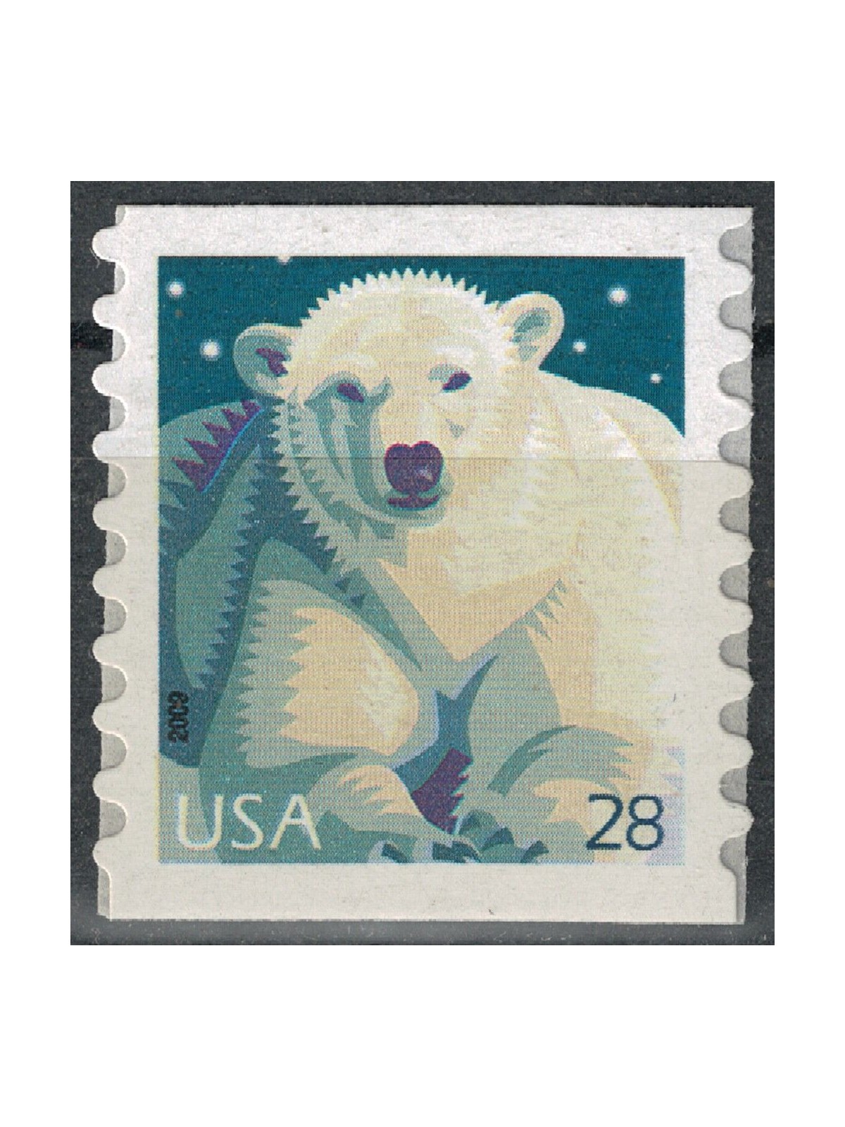 USA 2009 Polar Bear (from reel) MNH**