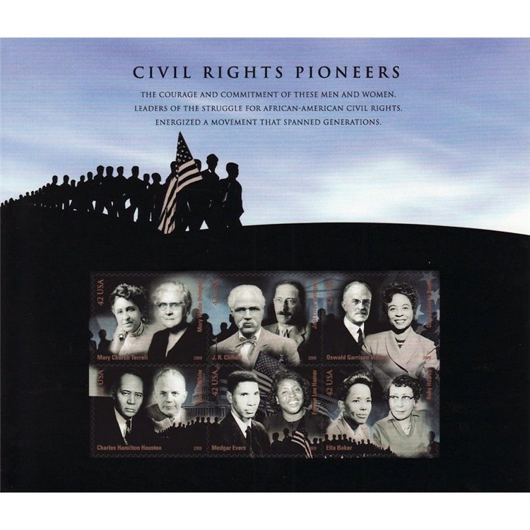 USA 2009 Civil Rights Pioneers s/s MNH**