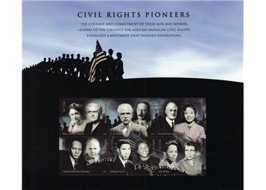 USA 2009 Pionieri dei diritti civili BF MNH**