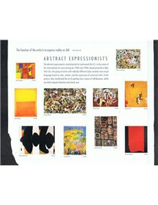 USA 2010 Espressionisti astratti 10v MNH**