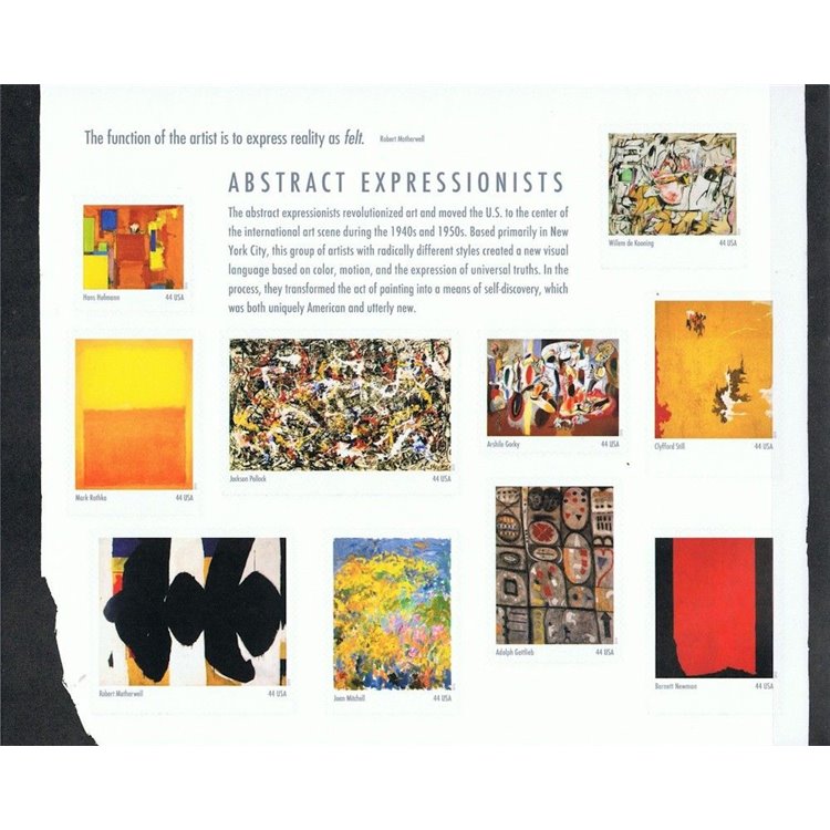 USA 2010 Abstract Expressionists 10v MNH**
