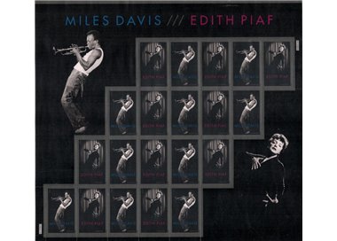 USA 2012 Miles Davis and Edith Piaf m/s MNH**