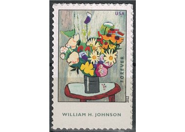 USA 2012 Vaso di fiori, William H. Johnson MNH**