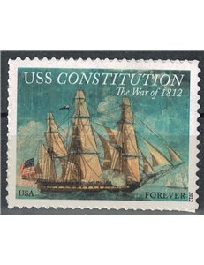 USA 2012 Guerra del 1812, Veliero MNH**