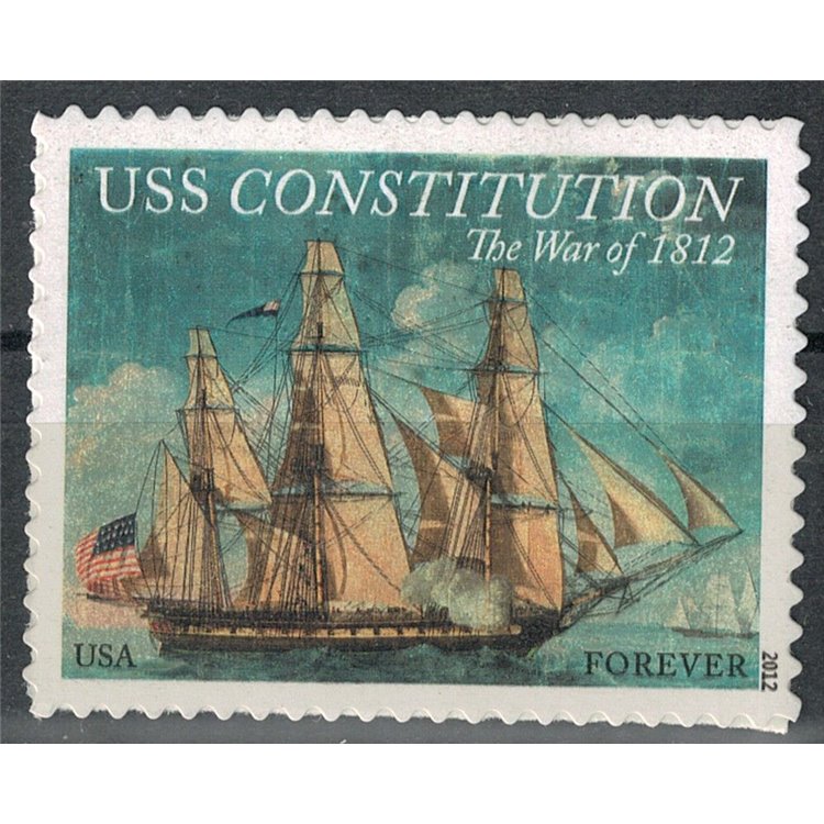 USA 2012 Guerra del 1812, Veliero MNH**