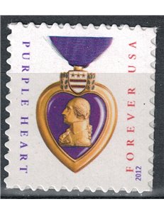 USA 2012 Purple Heart MNH**