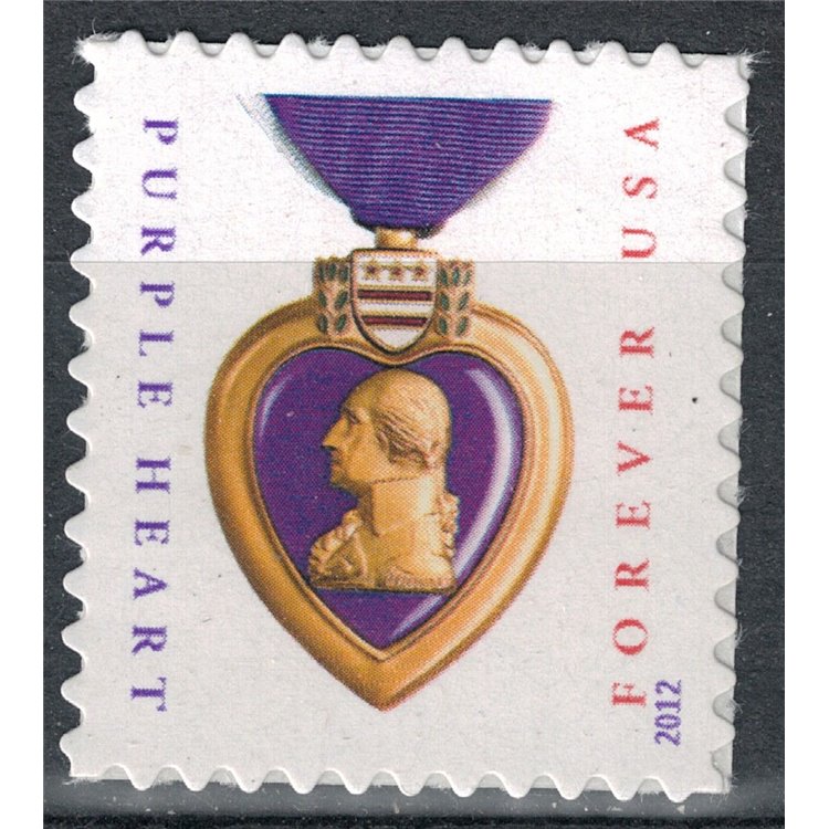 USA 2012 Purple Heart MNH**