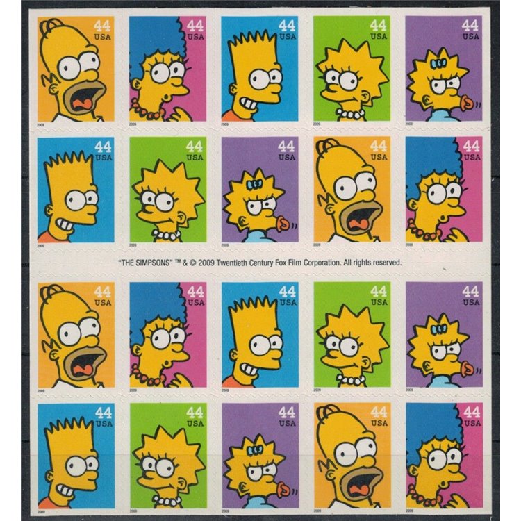USA 2009 I Simpsons MF MNH**