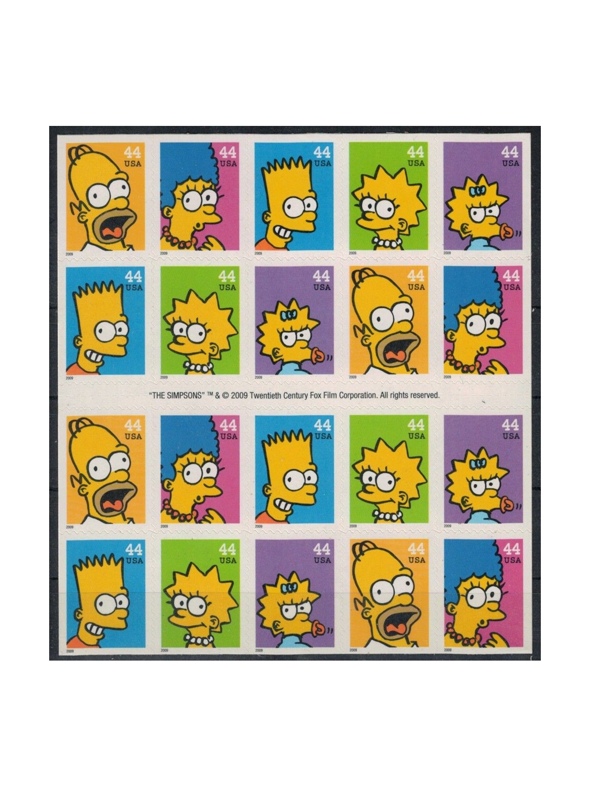 USA 2009 I Simpsons MF MNH**