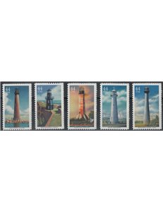 USA 2009 Fari del Golfo del Messico 5v MNH**