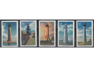 USA 2009 Fari del Golfo del Messico 5v MNH**