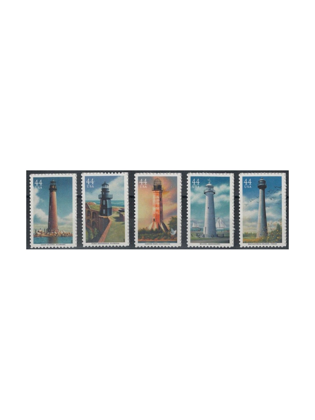 USA 2009 Fari del Golfo del Messico 5v MNH**