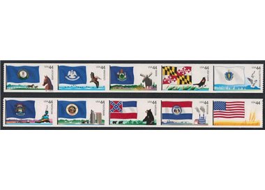 USA 2009 American State Flags 10v MNH**