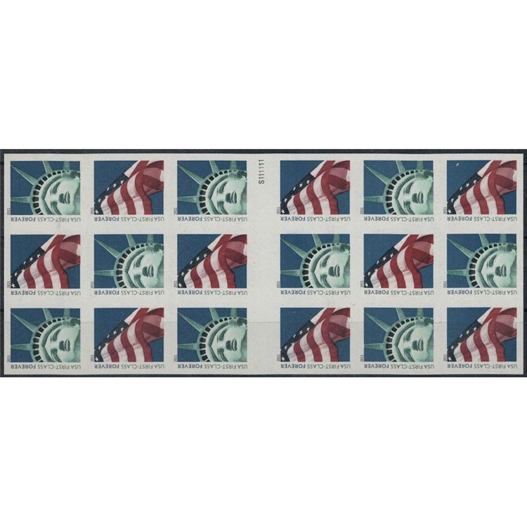USA 2011 Statua e Bandiera MF MNH**