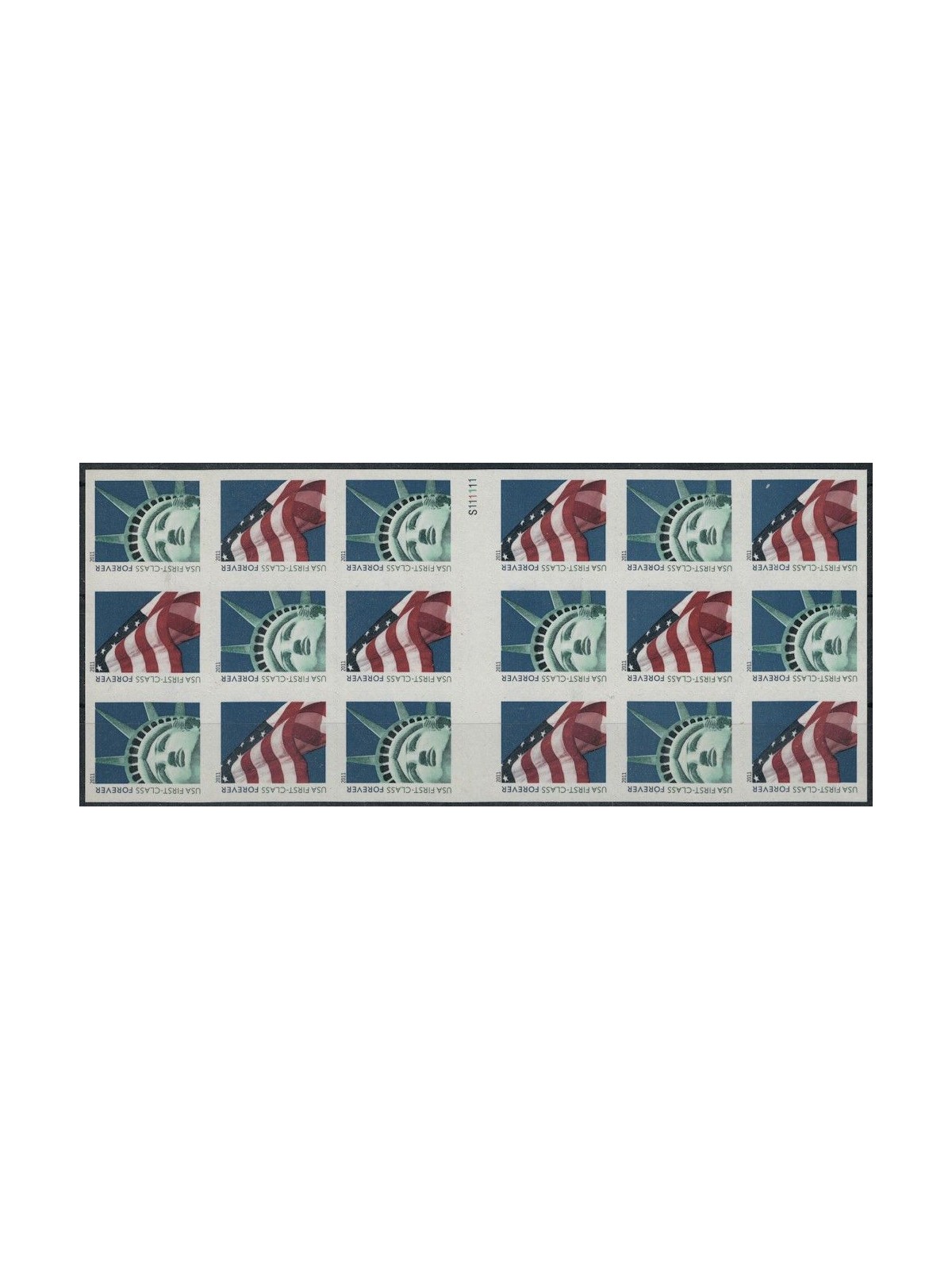 USA 2011 Statua e Bandiera MF MNH**
