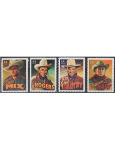 USA 2010 Attori di film western 4v MNH**