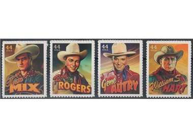 USA 2010 Attori di film western 4v MNH**