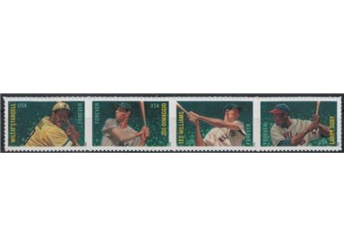 USA 2012 Baseball Legends (strip) 4v MNH**