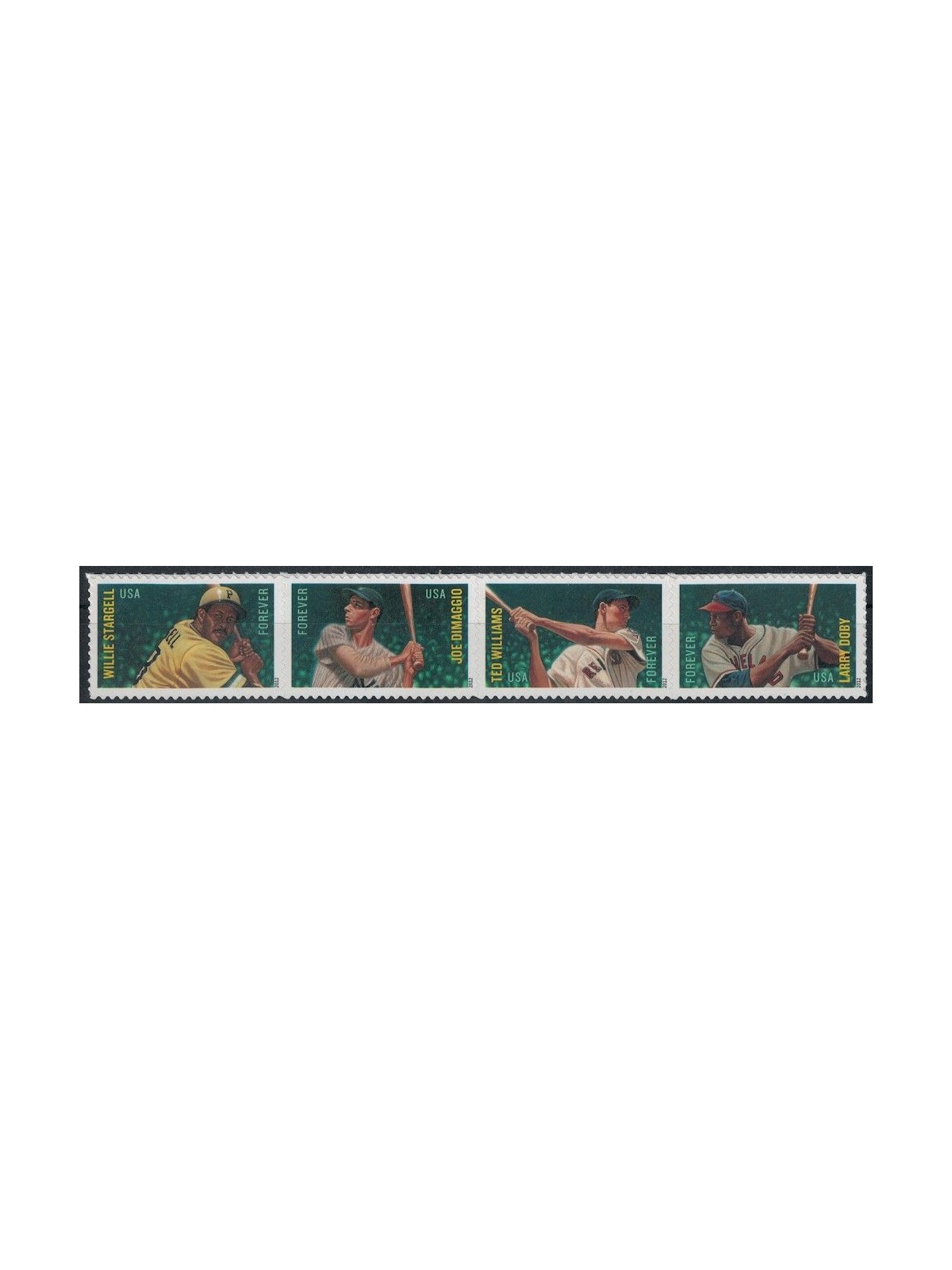 USA 2012 Baseball Legends (strip) 4v MNH**