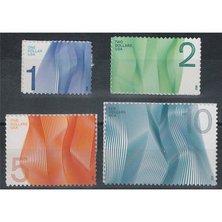 USA 2012 US Dollars 4v MNH**