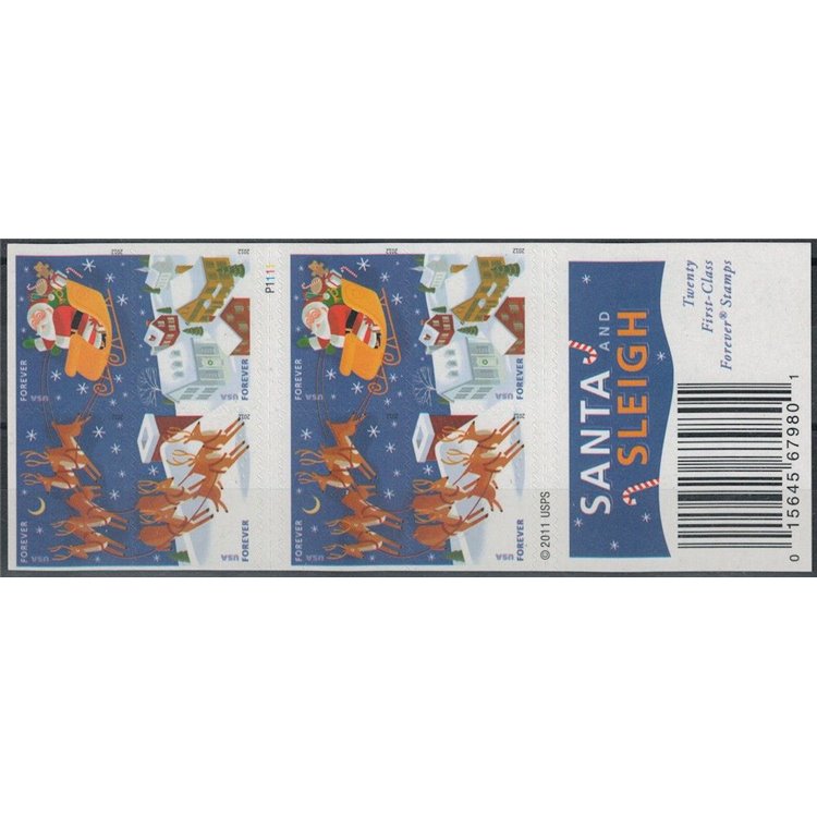 USA 2012 Christmas, Santa Claus m/s MNH**