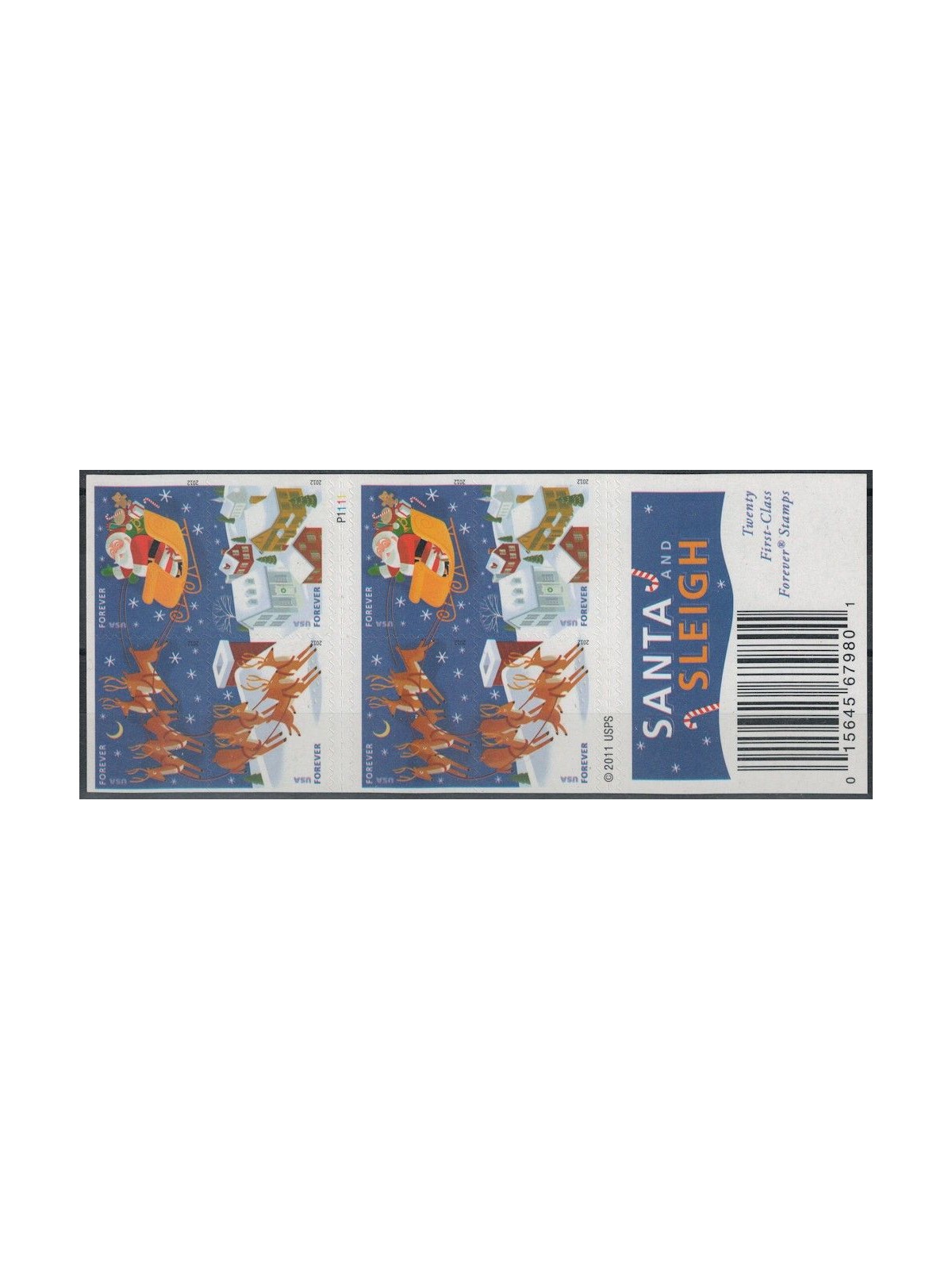 USA 2012 Natale, Babbo Natale MF MNH**